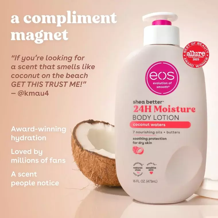 Eos Shea Better Body Lotion Coconut Waters (473ml)