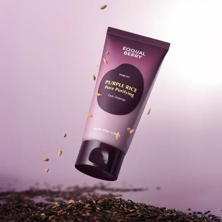 Eqqualberry Purple Rice Pore Purifying Pack Cleanser (130gm)