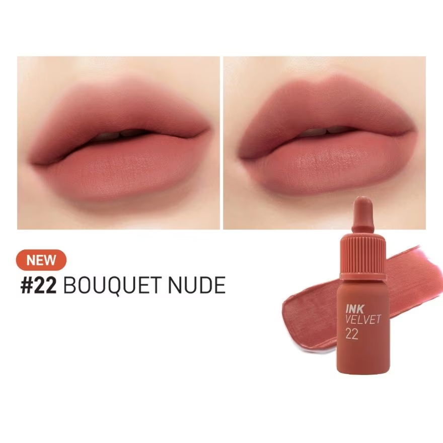 Peripera Ink Velvet Lip Tint #22 BOUQUET NUDE (4g)