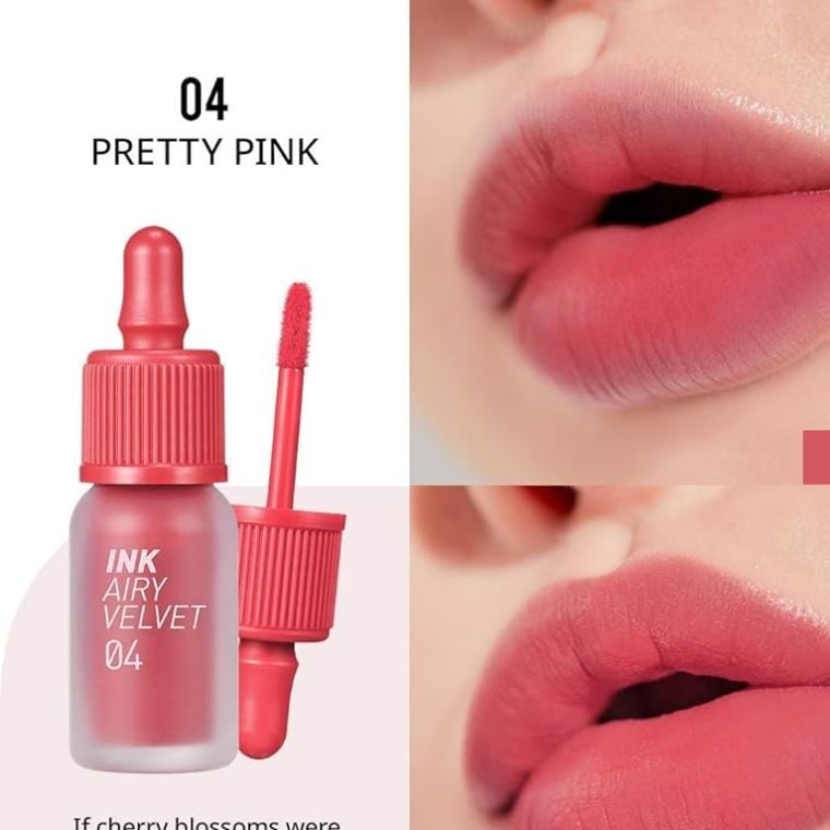 Peripera Ink Airy Velvet Lip Tint #04 PRETTY PINK (4g)
