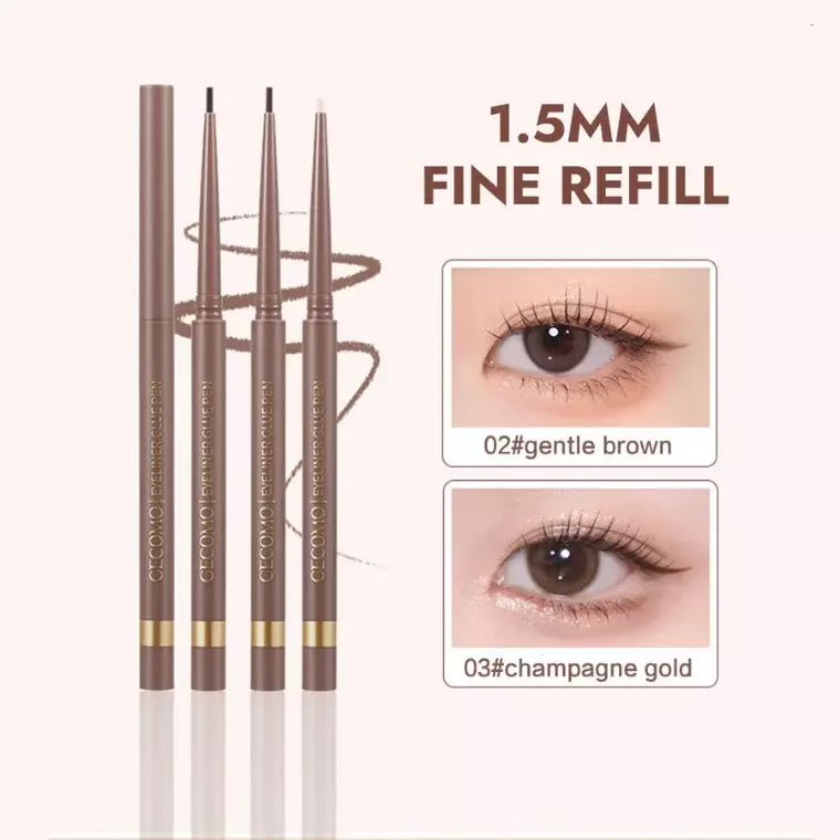 Gecomo Eyeliner Glue Pen #02 Mild Brown (0.7gm)
