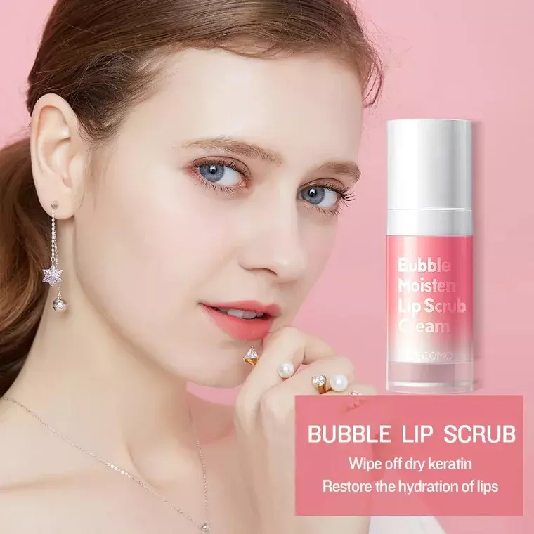 Gecomo Bubble Moisten Lip Scrub Cream (12gm)