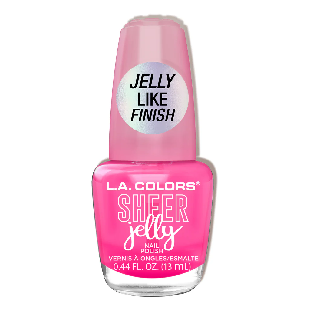 L.A. Colors Sheer Jelly Polish - CNL722 ROSE WATER