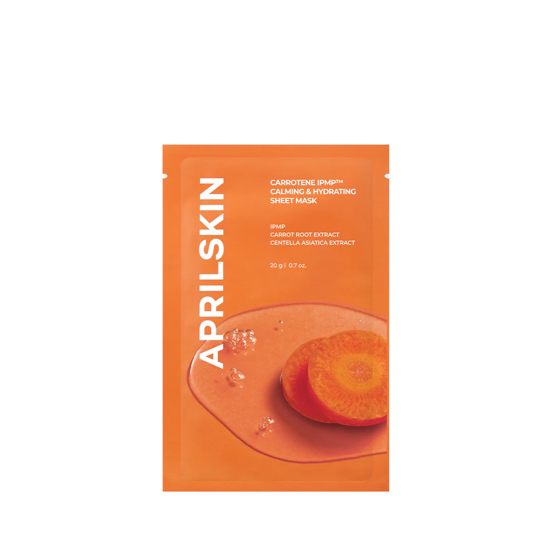The AprilSkin Carrotene IPMP™ Calming & Hydrating Sheet Mask