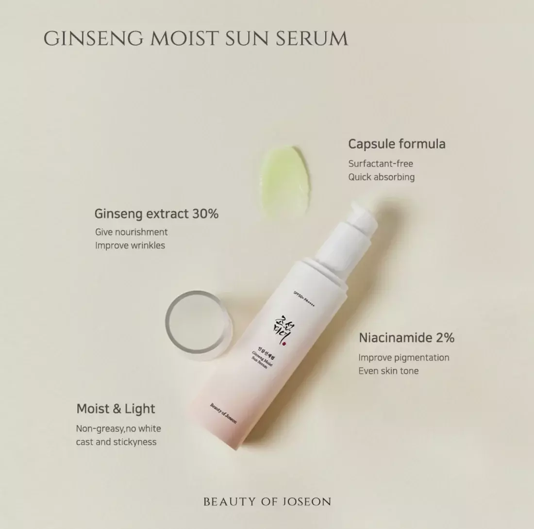 Beauty Of Joseon Ginseng Moist Sun Serum (SPF 50+ PA++++) (50ml)