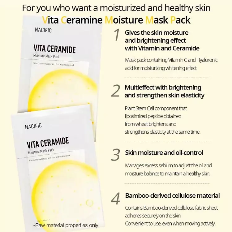 Nacific Vita Ceramide Moisture Mask Pack (30g)