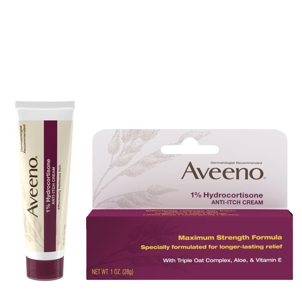 Aveeno 1% Hydrocortisone Anti-Itch Cream (28g)
