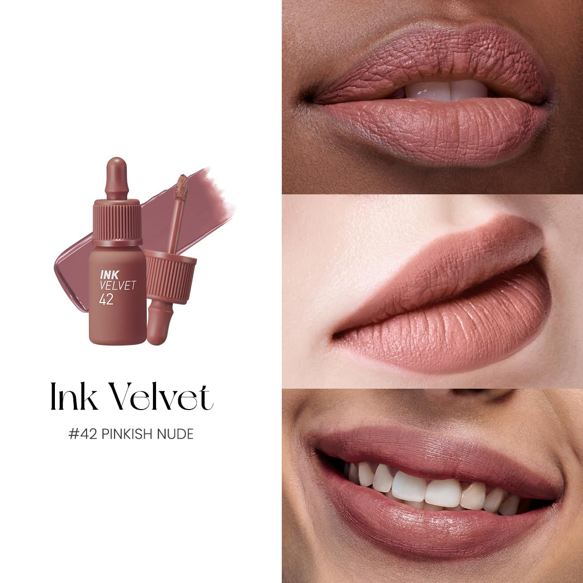 Peripera Ink Velvet Lip Tint #42 PINKISH NUDE (4g)