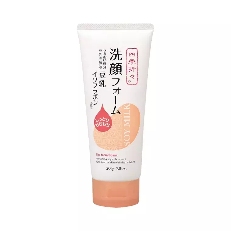 Kumano Oil & Fat Soy Milk Isoflavone Facial Cleansing Foam (200gm)