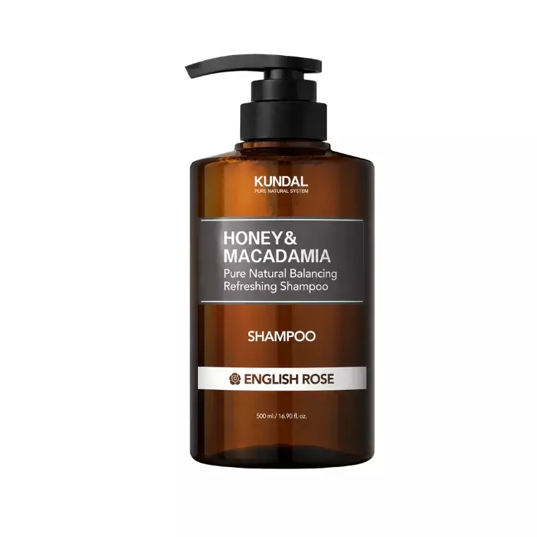 KUNDAL Honey & Macadamia Shampoo English Rose(500ml)