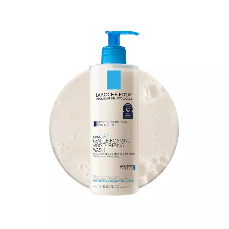 La Roche-Posay Lipikar AP+ Gentle Foaming Moisturizing Wash (400ml)