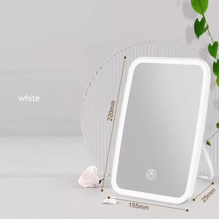 Blink Desktop Led Mirror #Pink