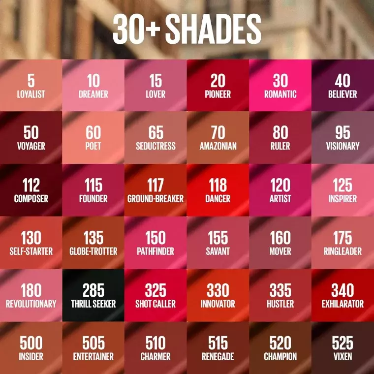 Maybelline New York Super Stay Matte Ink Liquid Lipstick #65 Seductress (5ml)