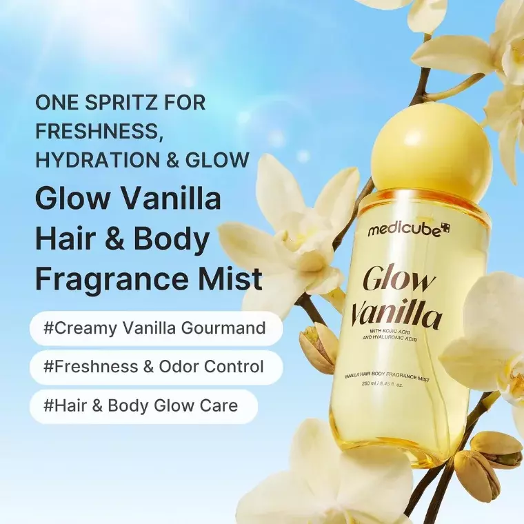 Medicube Glow Vanilla Hair & Body Fragrance Mist (100ml)
