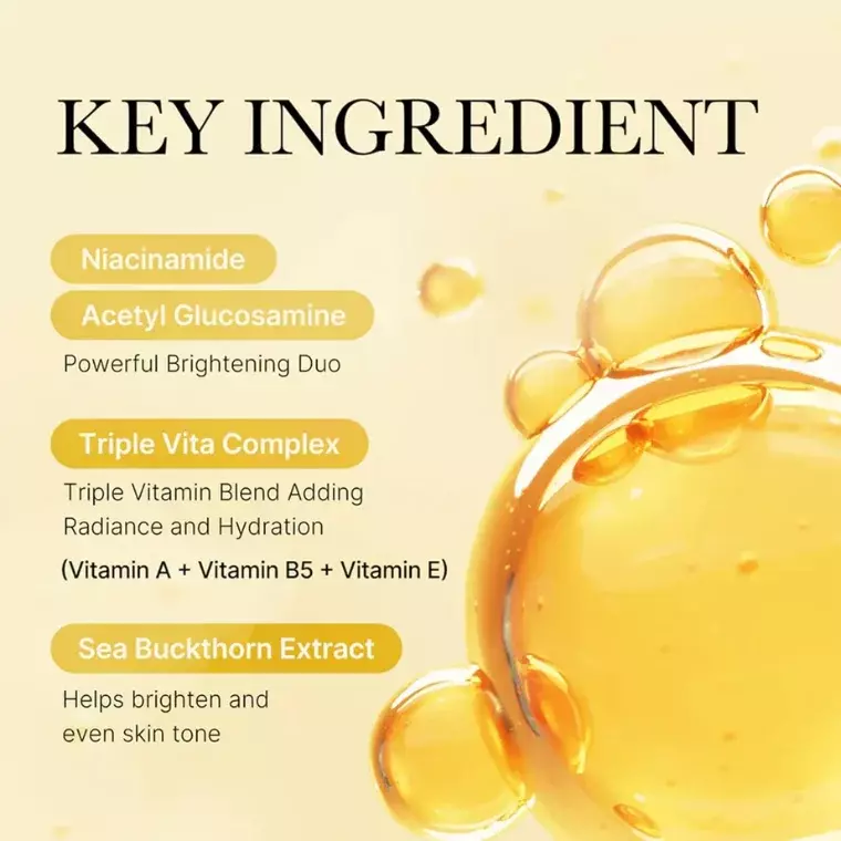 Medicube Deep Vita C Glutathione Brightening Mask (27ml)