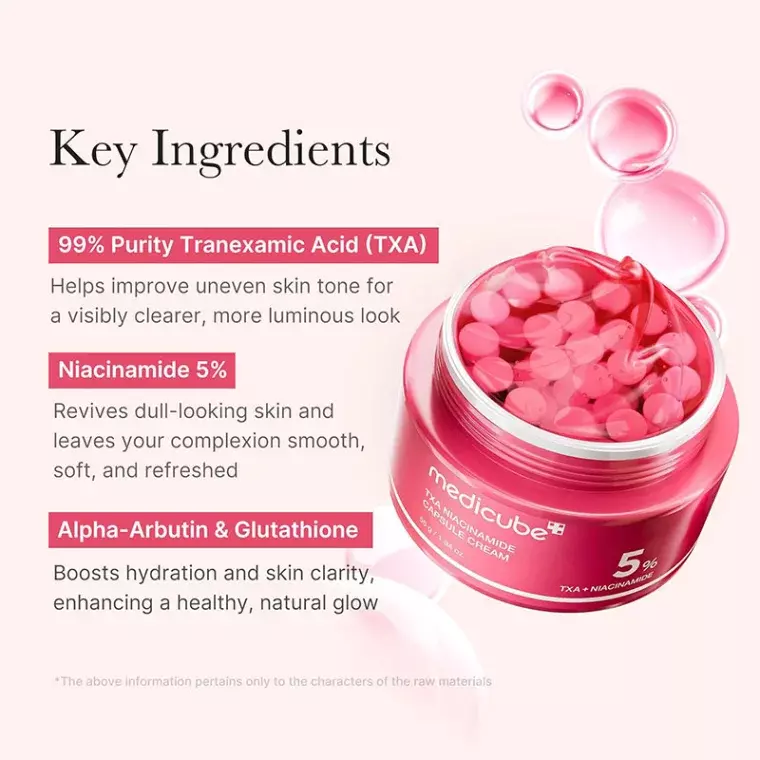 Medicube TXA+Niacinamide Capsule Cream – (55gm)