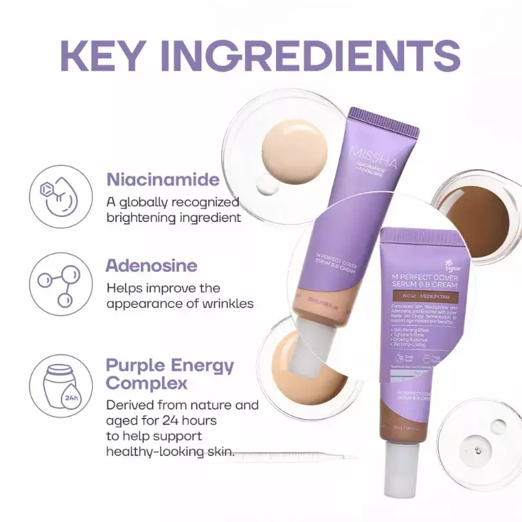 Missha M Perfect Cover Serum BB Cream Pro spf 50++#41 Medium Tan (20ml)