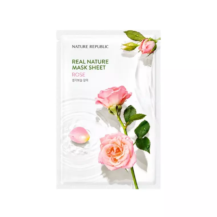 Purchase worth 150 QAR of Nature Republic Real Nature Mask Sheet #Rose (23ml) get this gift