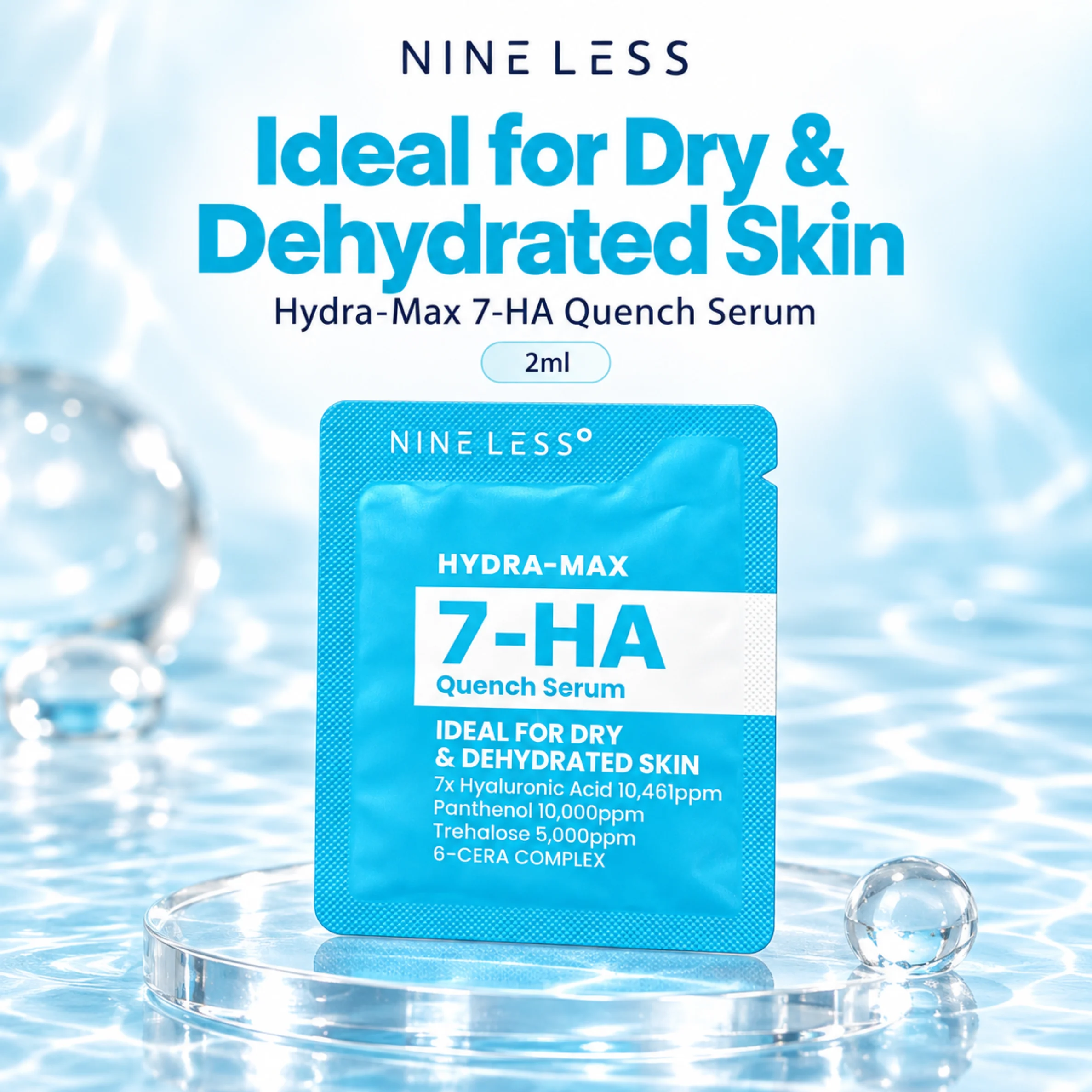 NINELESS Hydra-Max 7-HA Quench Serum (2ml)