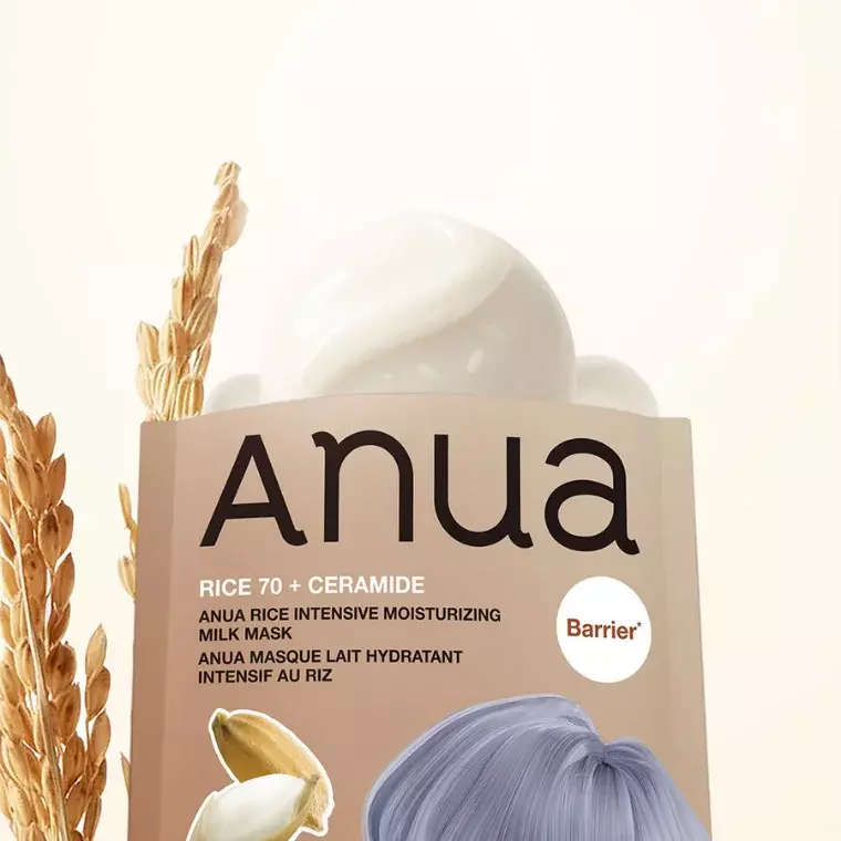 Anua Kpop Demon Hunters Rice 70+ Intensive Moisturizing Milk Mask (25ml)