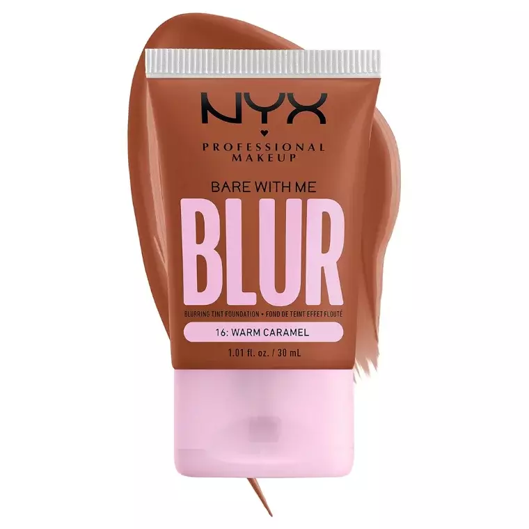 NYX Pro Makeup Bare Blur Skin Tint Foundation 16 Warm Caramel (30ml)