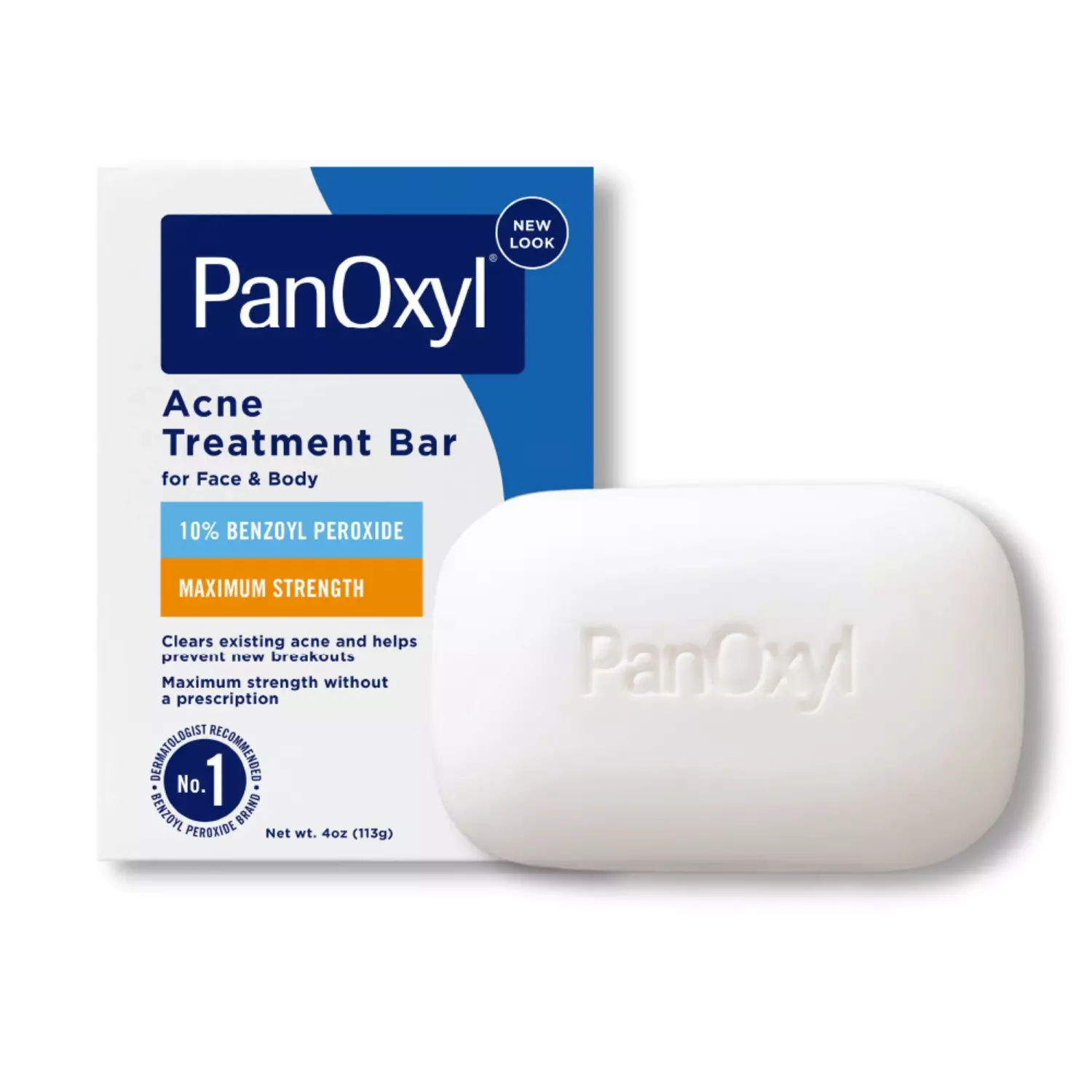 PanOxyl Acne Treatment Bar, 10% Benzoyl Peroxide (113g)
