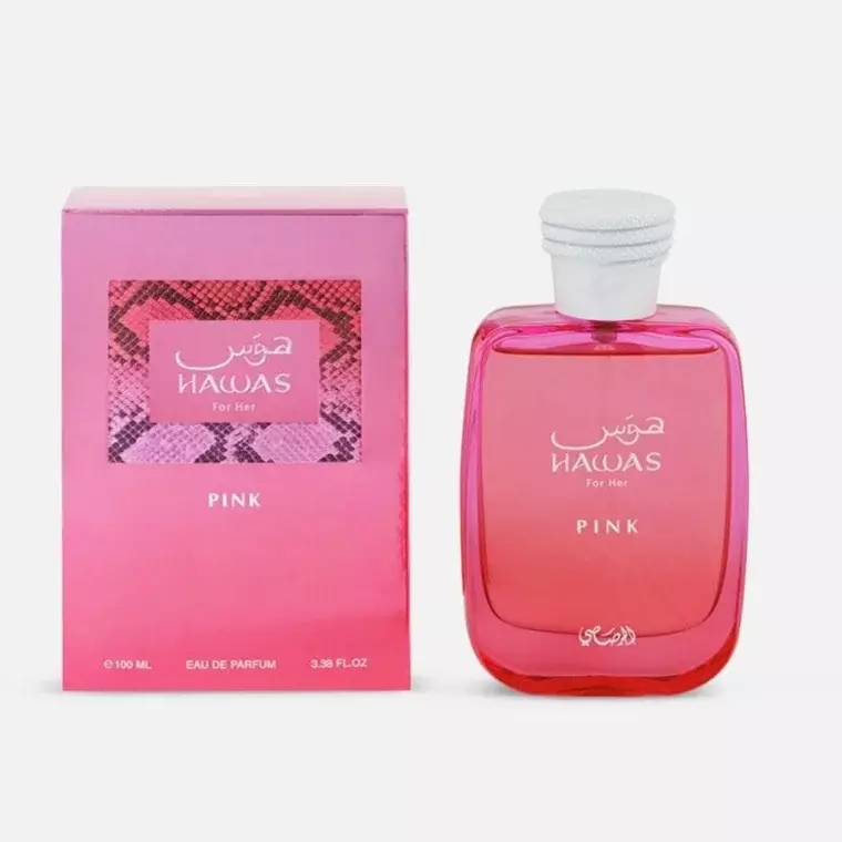 Rasasi Hawas Pink EDP Spray Fragrances  For Ladies (100ml)