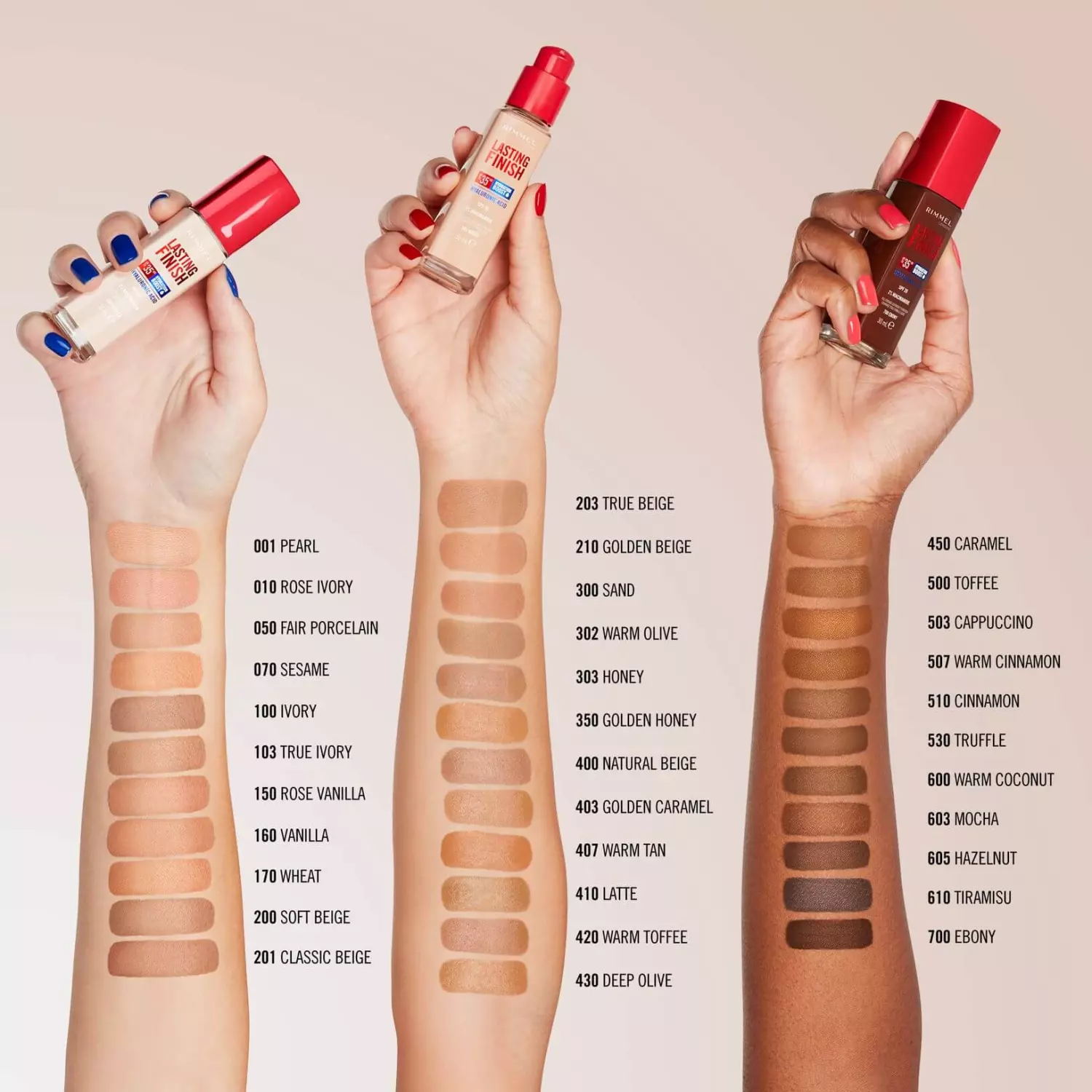Rimmel London Lasting Finish Hydration Foundation - 160 VANILLA (30ml)