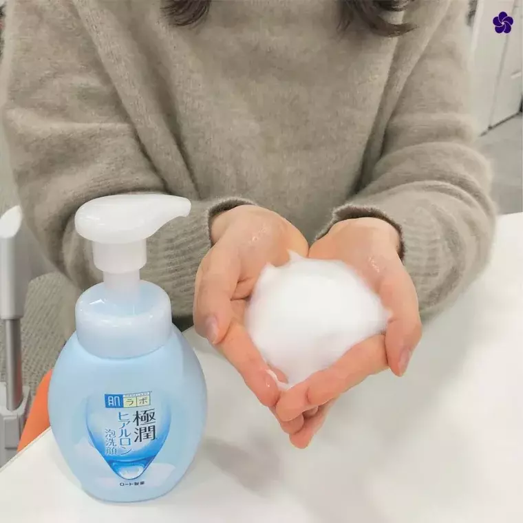 Rohto Hada Labo Gokujyun Hyaluronic Acid Foaming Cleanser (160ml)