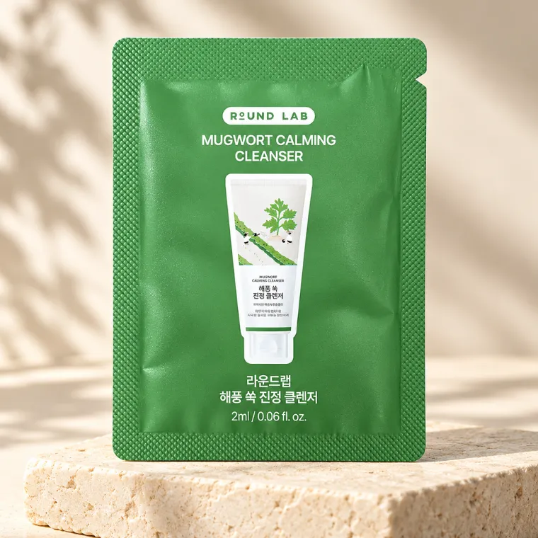 ROUND LAB Mugwort Calming Cleanser (2ml)