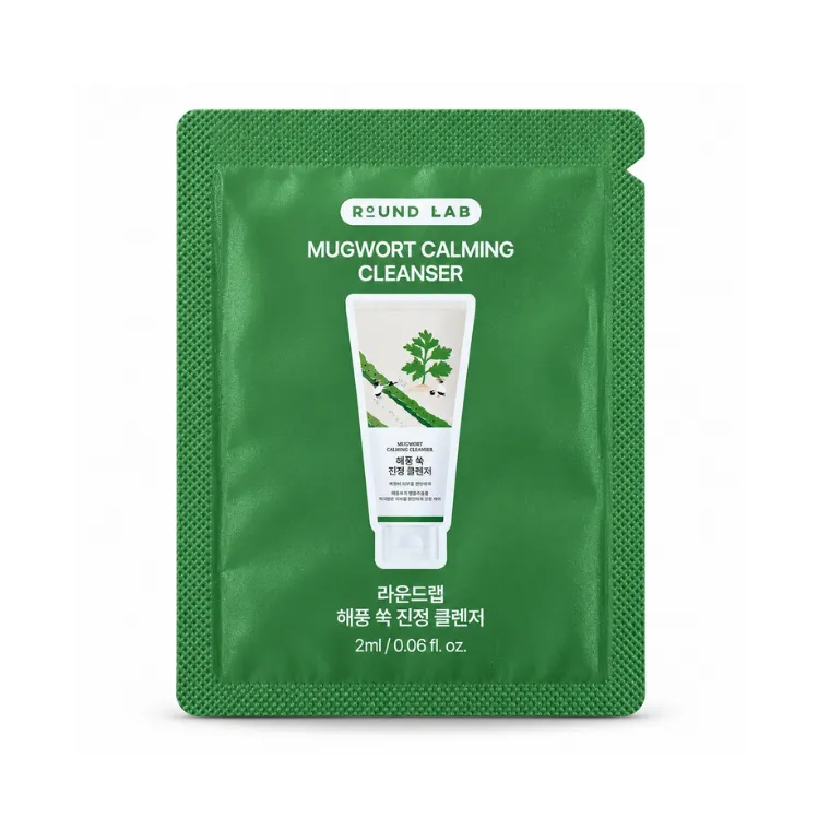 Purchase worth 75QAR of ROUND LAB Mugwort Calming Cleanser (2ml) get this gift