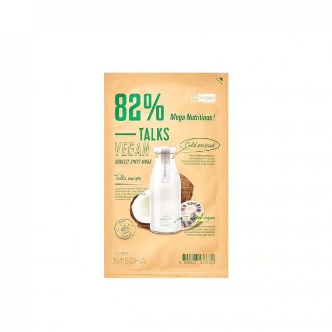 Missha Talks Vegan Squeeze Sheet Mask Mega Nutritious (27g)