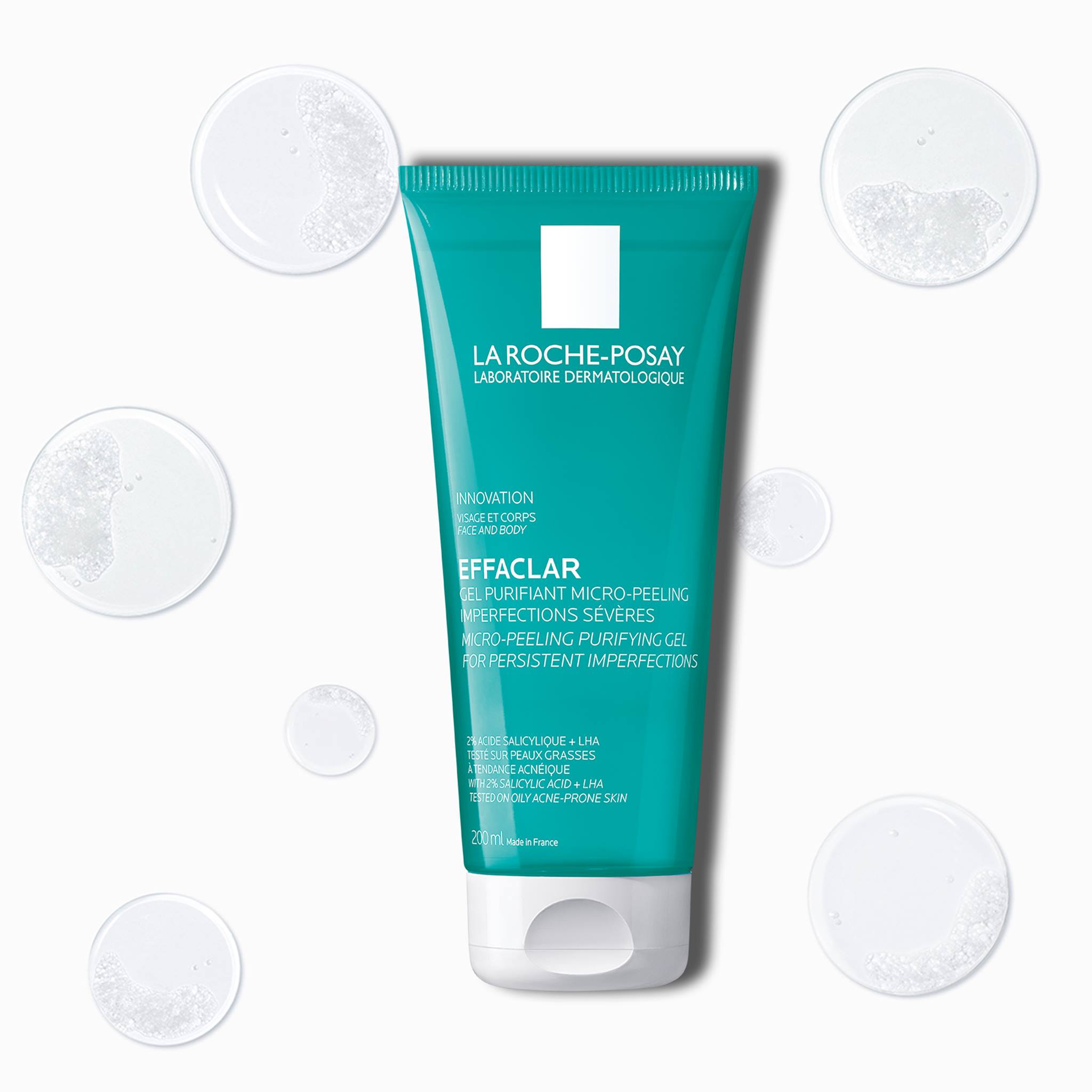 La Roche-Posay Effaclar Micro-Peeling Purifying Gel Cleanser 200ML