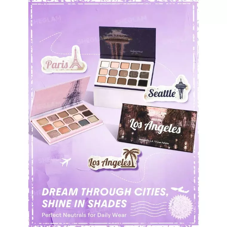Sheglam 15-Pan Palette #Showtime In Seattle (13.5gm)