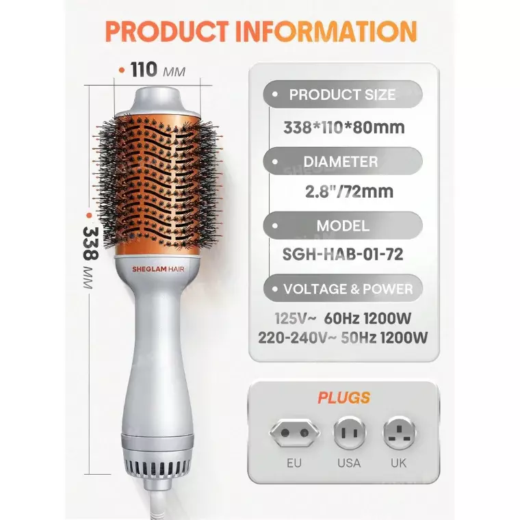 Sheglam Blowout Bliss Volumizing Hot Air Brush