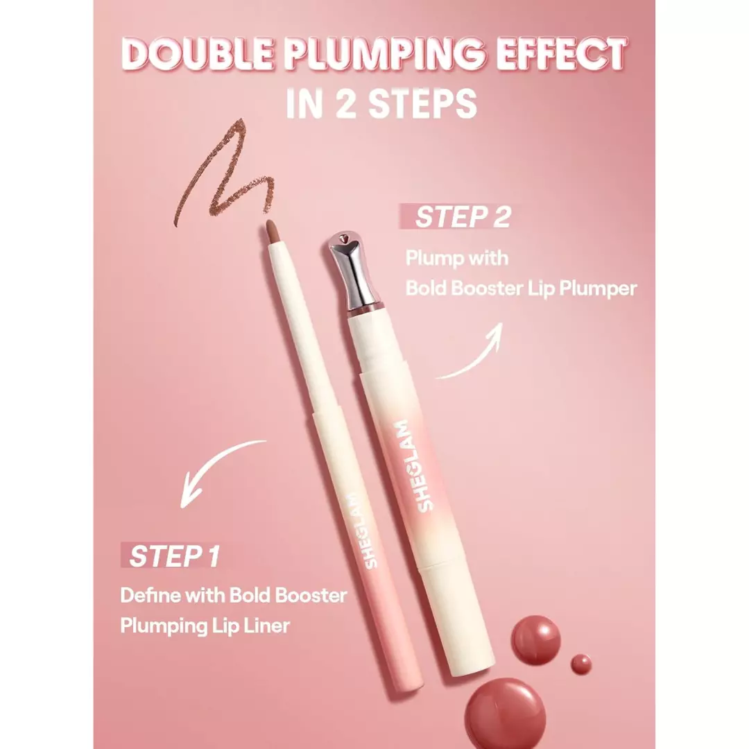 Sheglam Bold Booster Plumping Lip Liner - Pink Slip (2g)