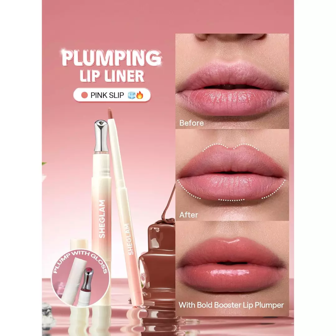 Sheglam Bold Booster Plumping Lip Liner - Pink Slip (2g)