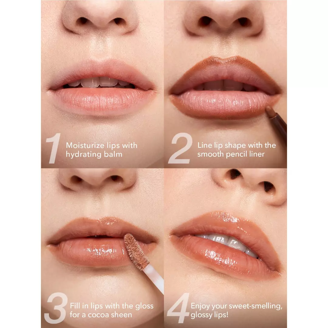Sheglam Cocoa Kiss Lip Duo - Hot Fudge (2.7ml)