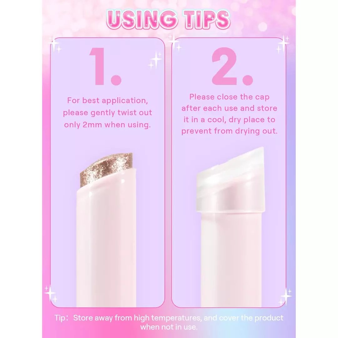Sheglam Crystal Jelly Glaze Stick - Starlit Silver (3g)