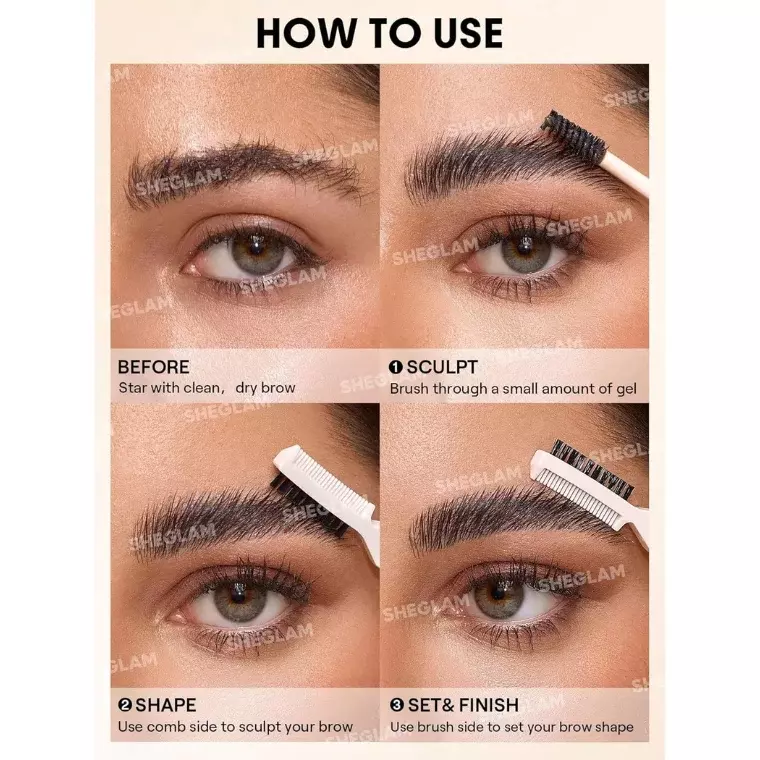SHEGLAM Save It Laminating Brow Gel Multicolor #Clear (8gm)