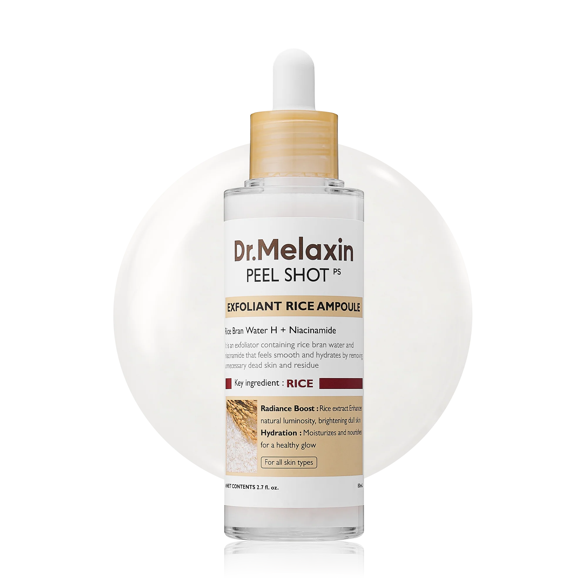 Dr. Melaxin Peel Shot Glow White Rice Ampoule