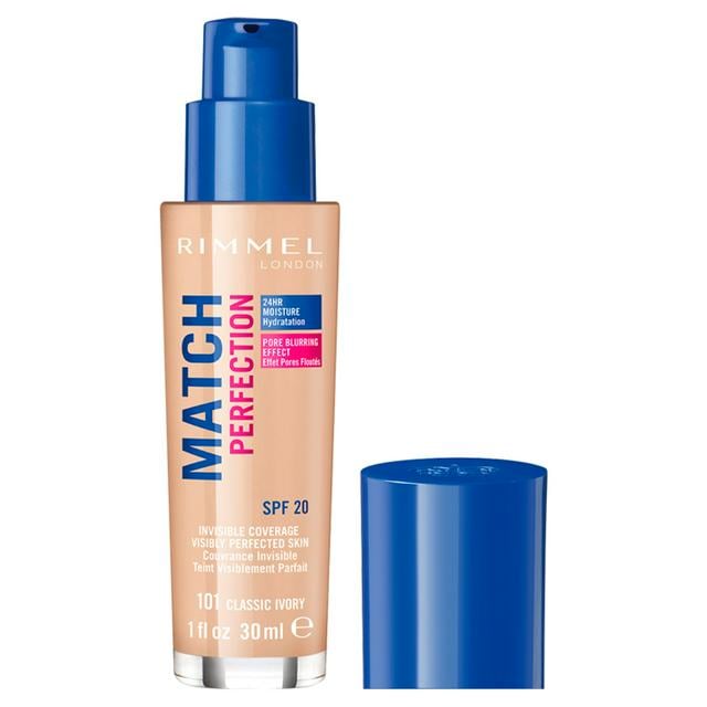 Rimmel London Match Perfection Foundation - CLASSIC IVORY 101 (30ml)