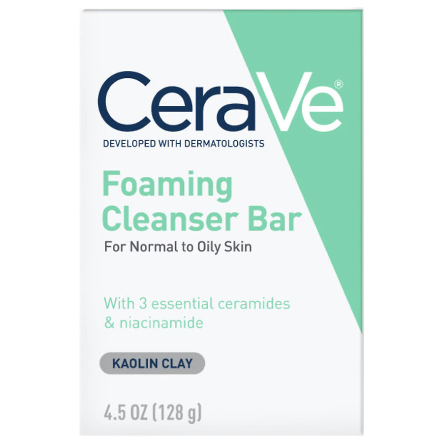 Cerave Foaming Cleanser Bar For Normal to Oily Skin