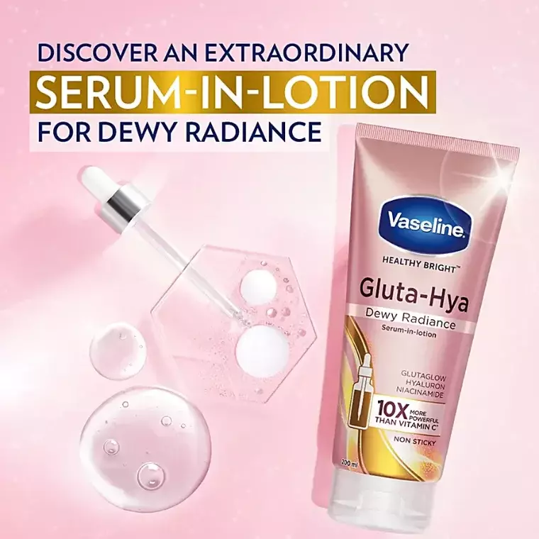 Vaseline Gluta Hya Dewy Radiance Lotion (330ml)