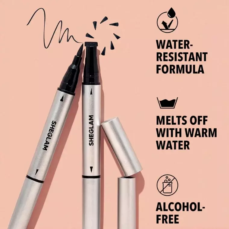 Shegglam Wing It Waterproof Liner Duo #Black (2gm)