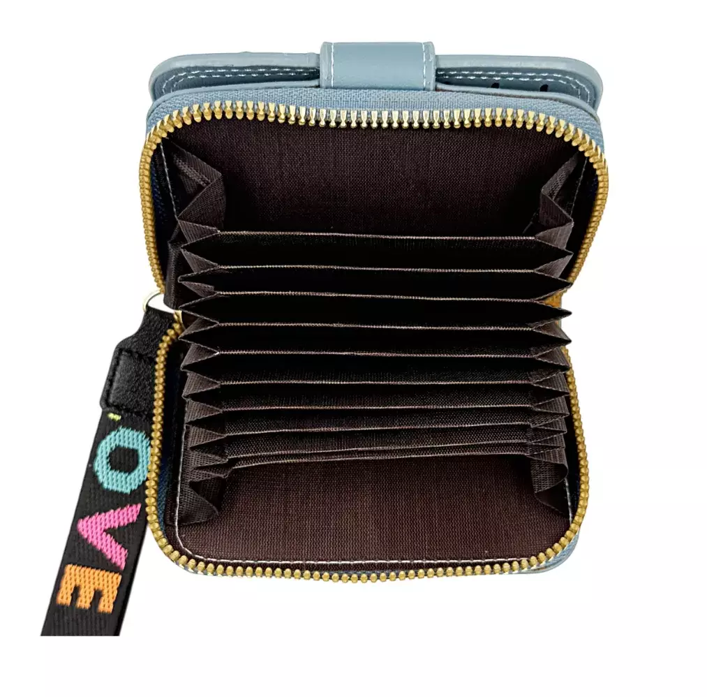 Wink womens cartoon wallet coin purse#8A Blue