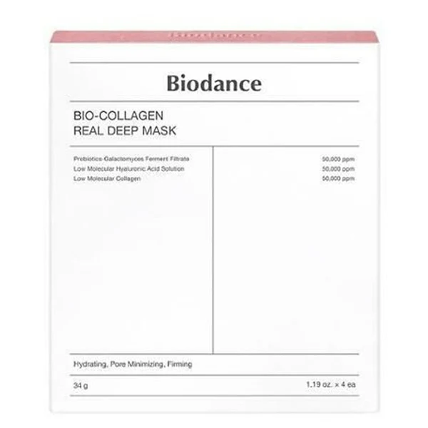 Biodance Bio Collagen Real Deep Mask 34gx4pcs - per box