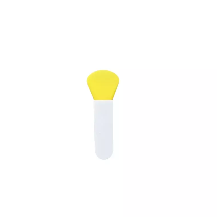 Blink Short Handle Silicone Flat Makeup Brush -Yellow