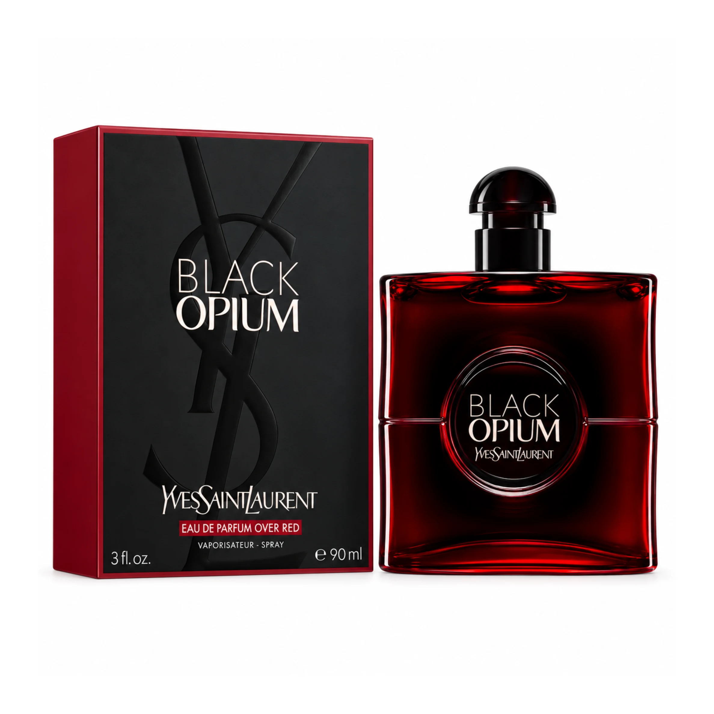 Yves Saint Laurent Black Opium Eau de Parfum Over Red for Women (90ml)